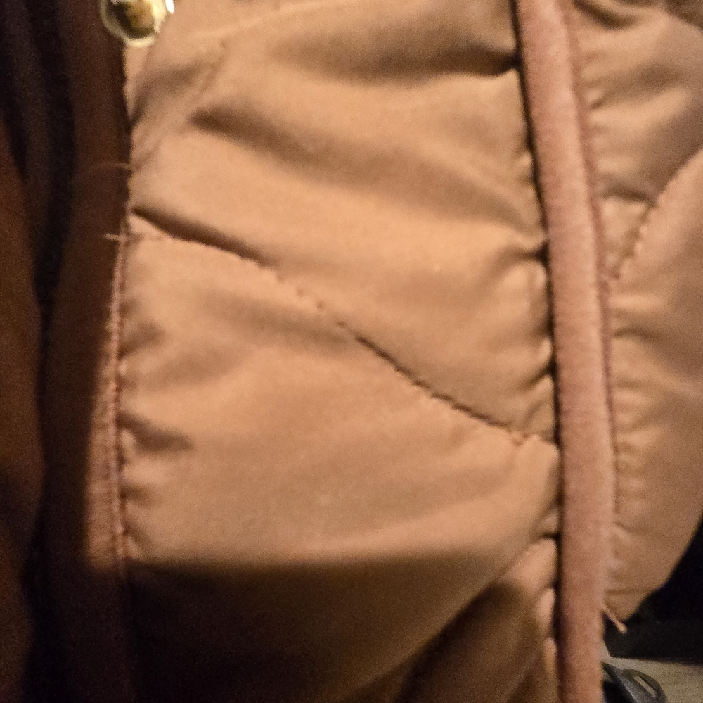 J Crew Large Quilted Cocoon Puffer Coat Primaloft Dark Nutmeg Brown AQ470 - Picture 15 of 16
